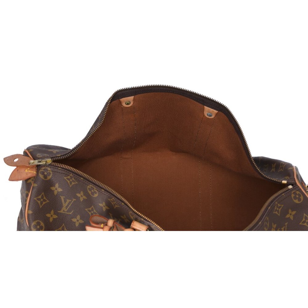 Louis Vuitton Keepall 50 Duffle Bag Monogram Boston Bag M41426 Brown Canvas - Picture 10 of 10